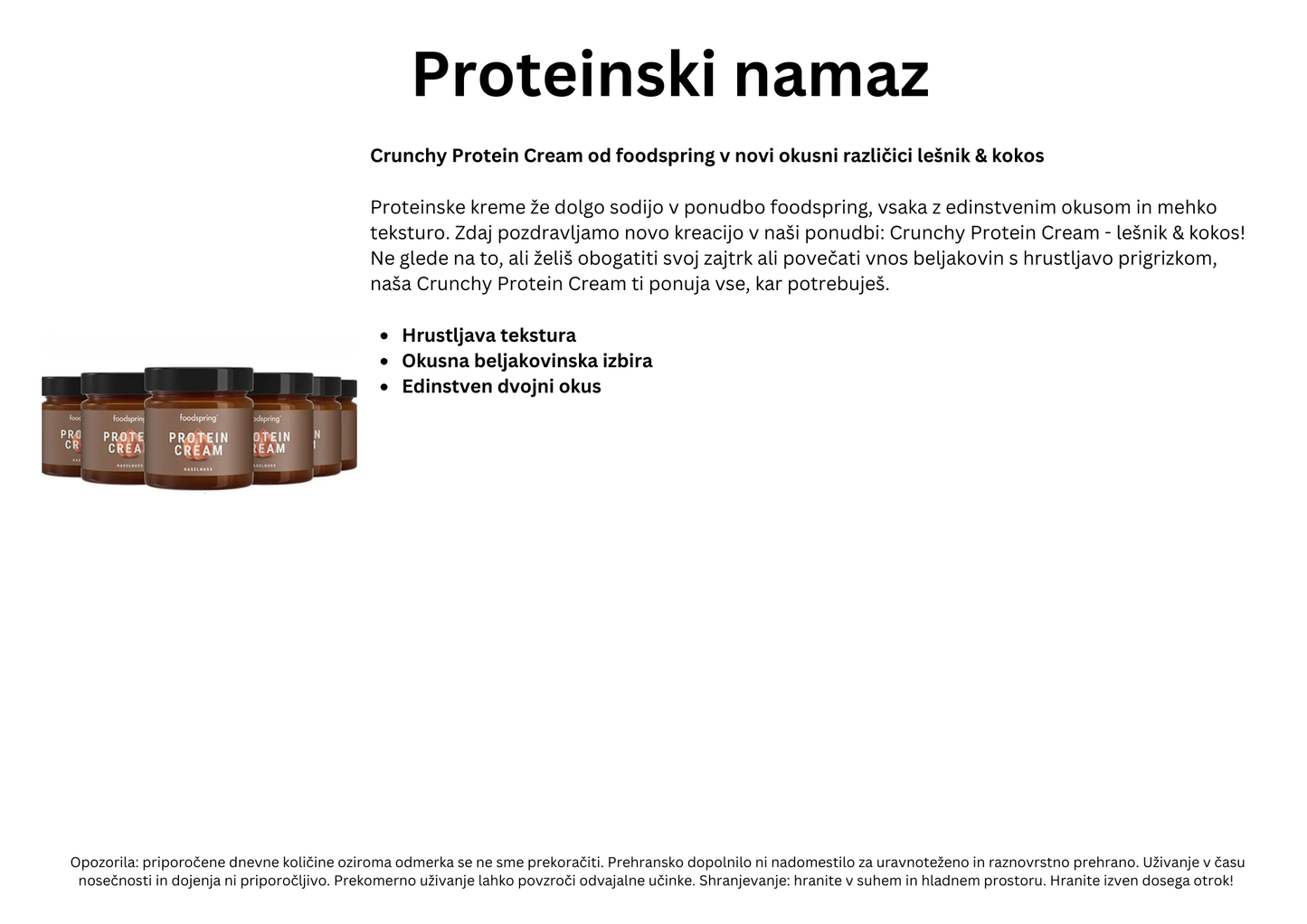 Proteinski namaz 200g