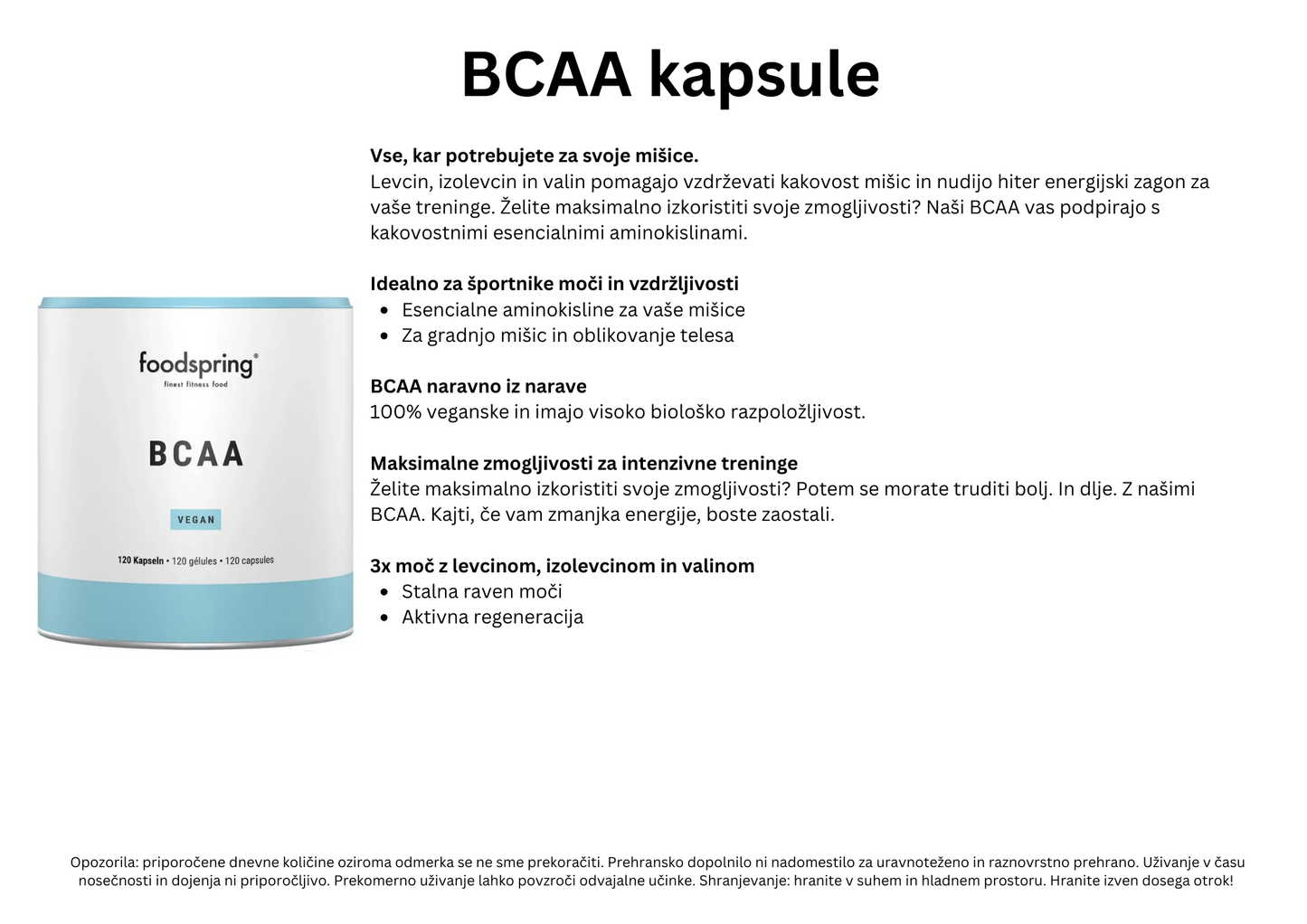 BCAA 120 kapsul