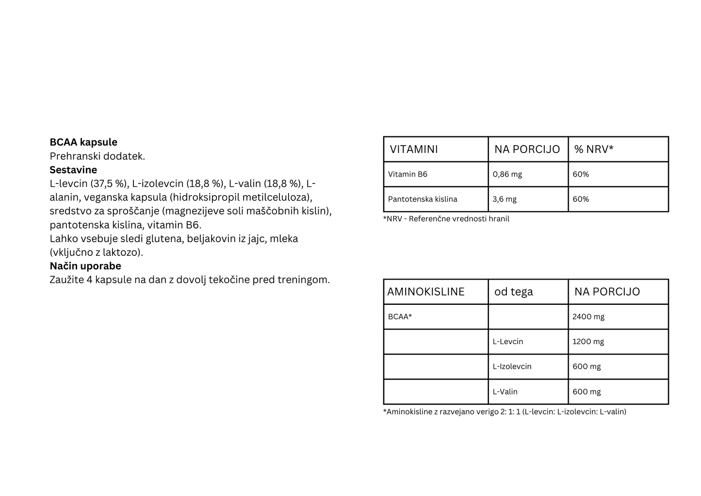 BCAA 120 kapsul